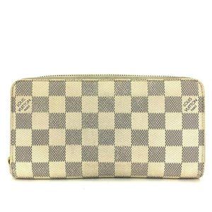 764180C V Louis Vuitton Wallet Long Damier Azur Zippy Zip Around Purse